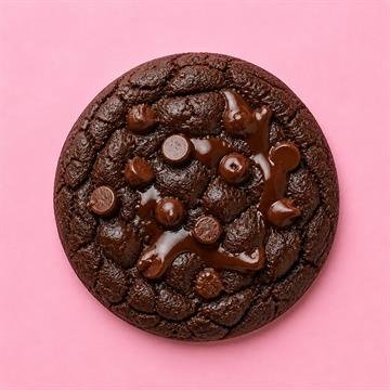 Marbled Stuffed Cheesecake Cookie with brownie and cream cheese dough style